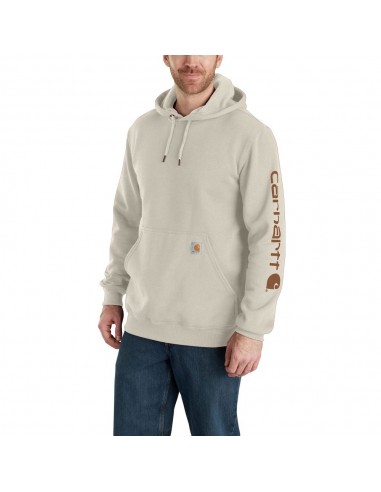 'Carhartt' Men's Midweight Sleeve Logo Hoodie - Malt À commander