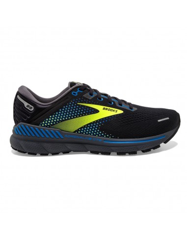 'Brooks' Men's Adrenaline GTS 22 - Black / Blue / Nightlife hantent personnes